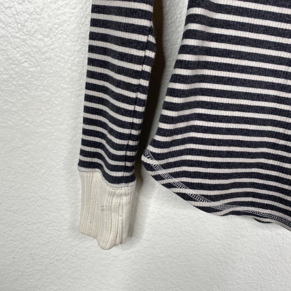 Abercrombie Fitch Sleepwear Collection Pajama Set Henley Ribbed Striped Size S - Picture 6 of 16